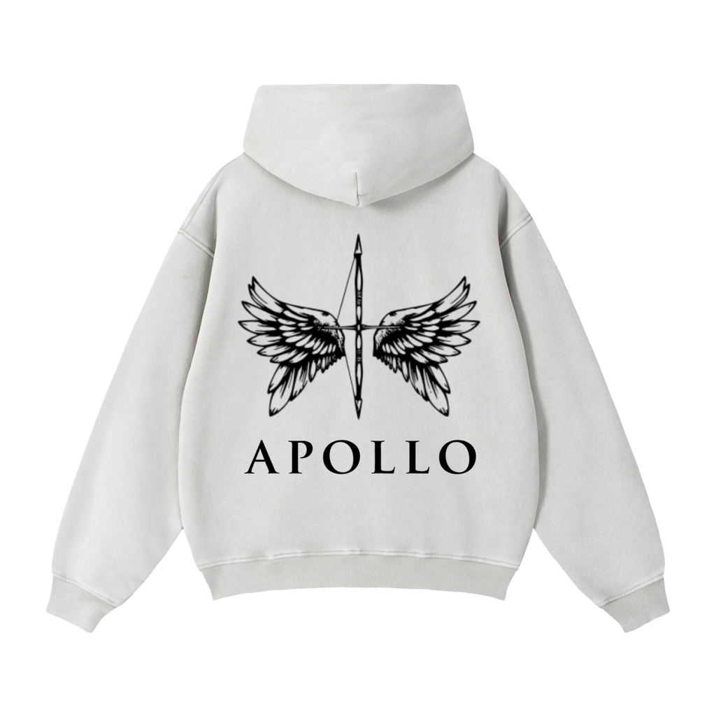 Unisex Zip-Through Boxy Fleece Hoodie