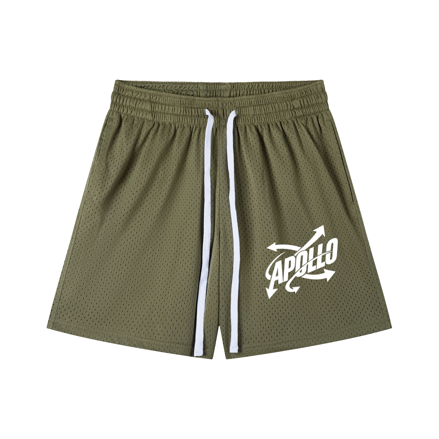 Mesh Drawstring Shorts