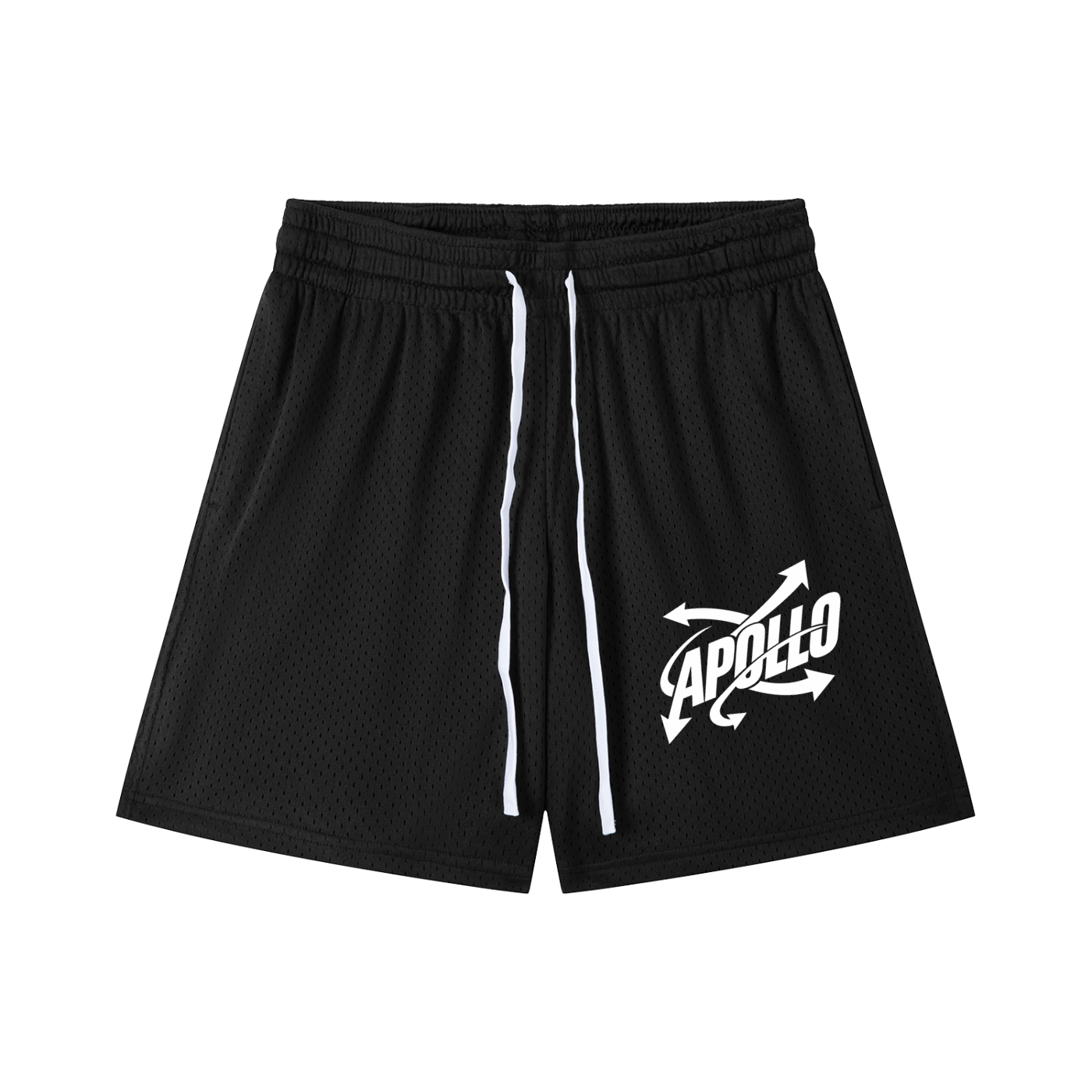 Mesh Drawstring Shorts