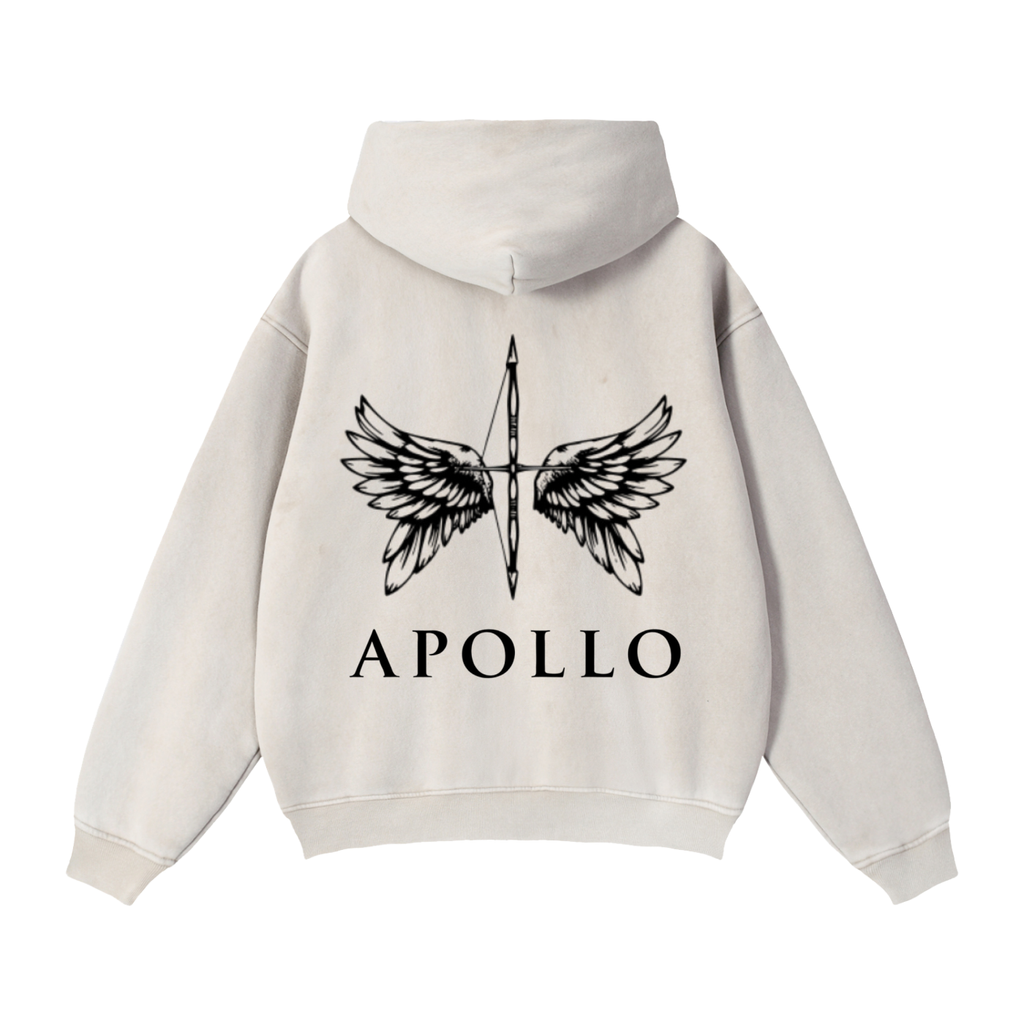 Unisex Zip-Through Boxy Fleece Hoodie