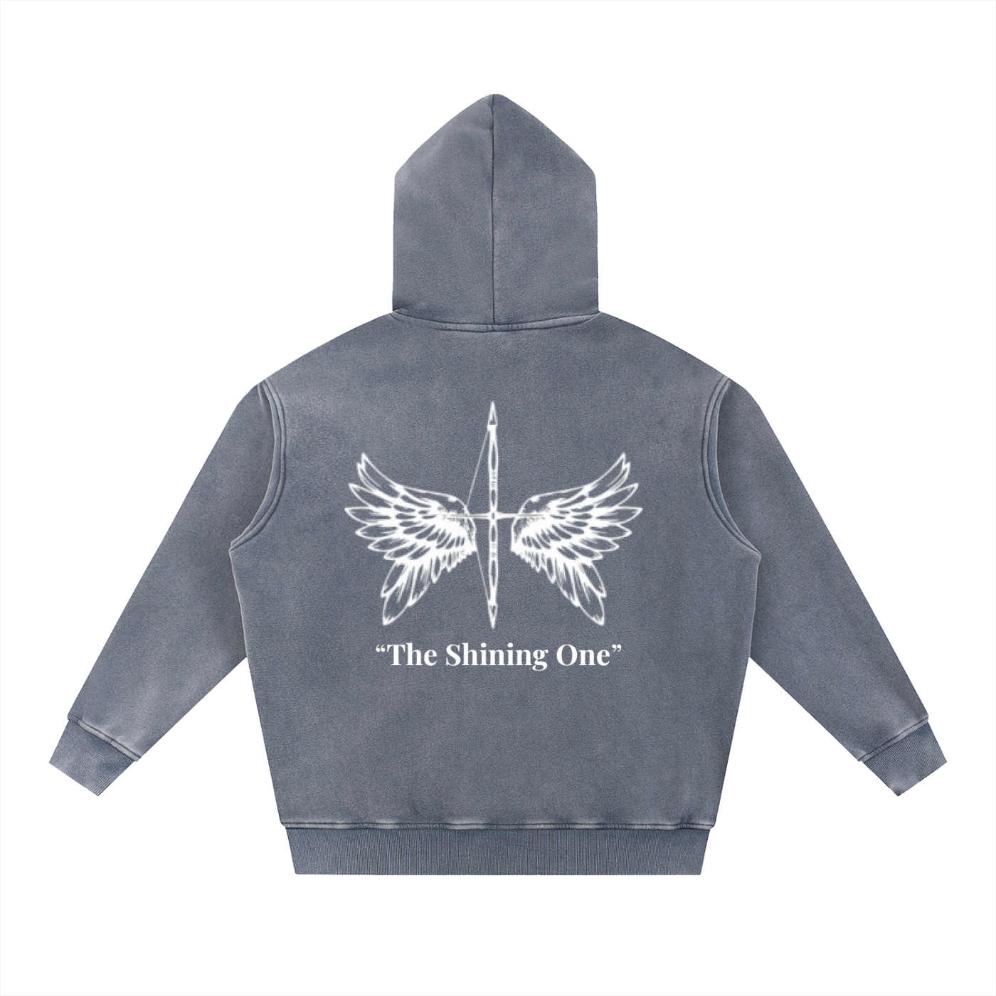 Snow Wash Fleece Oversize Hoodie